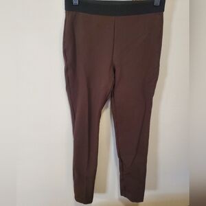 Talbots Brown Elastic Waist Pants